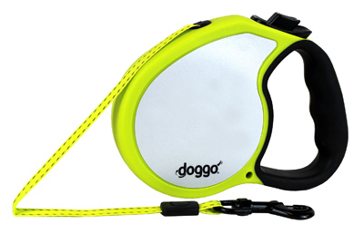 Picture of Doggo DGO RLSH NY MD 13 ft. Reflective Retractable Dog Leash- Yellow - Medium