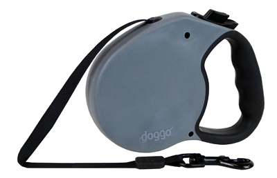 Picture of Doggo DGO RLSH GG LG 16 ft. Everyday Retractable Leash- Gray - Large
