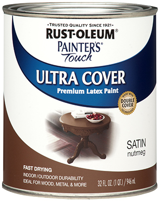 240284 Painters Touch Ultra Cover Nutmeg Satin Latex Paint