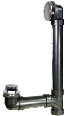 630ABS Black Plastic Tub Drain Assembly