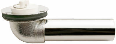 614SN 1.5 in. Chrome Plated Fine Thread Waste Shoe