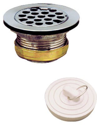 879PC 2-2.5 in. Master Duplex Strainer With Rubber Stopper