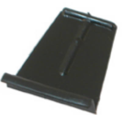 PL 14621 Plastic Spline Channel Pull Tab- Black- Pack - 25