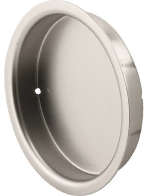 163920 2.13 in. Satin Nickel, Closet Door Finger Pull, Pack 2
