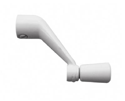 17240-2-W Casement Window Operator Crank Handle, White