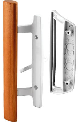 143532 Sliding Patio Door Handle Set, White