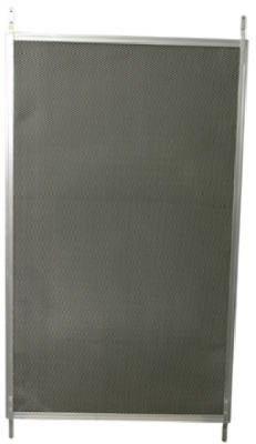 PL 15931 Aluminum Screen Door Grill, Satin
