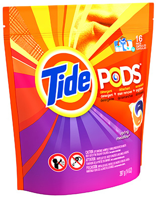 50954 Spring Mead  Pod Laundry Detergent, 16 Count -  Tide, TI574434