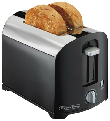 Picture of Proctor Silex 22622 2 Slice Black And Chrome Toaster