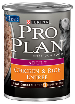 Purina 02776 Proplan Chicken & Rice Ground Dog Food - 13 oz. Pack of 12 -  164117