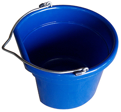 Picture of Master Rancher MR8QTP-FSB-DK BLUE 8 Quart Blue Flat Bucket