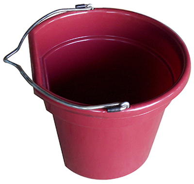 Picture of Master Rancher MR20QTP-FSB-DK RED 20 Quart Red Flat Bucket