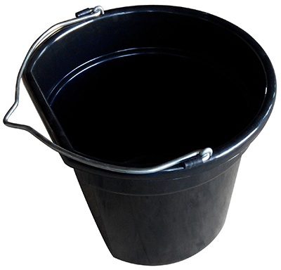 Picture of Master Rancher MR20QP-FSB-BLK 20 Quart Black Flat Bucket