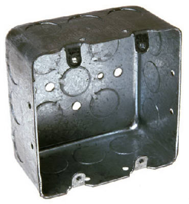 Electrical Box, Square Box Type, 2 Gangs, Square Shape