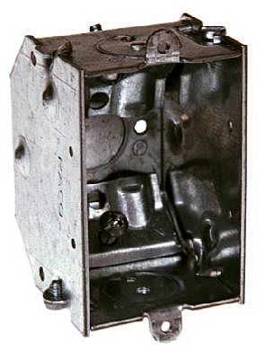 473 Steel Leveling Bumps Switch Box - 3 x 2.25 in. Deep