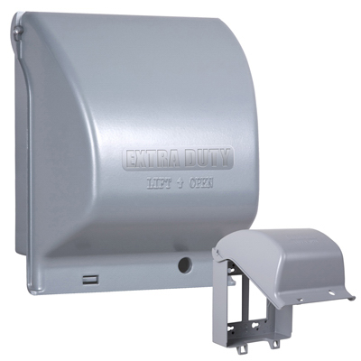2 Gangs -Gang Vertical Electrical Box Cover, ,Aluminum