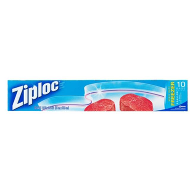 Details About Ziploc 01132 10 Count 2 Gallon Jumbo Freezer Bags