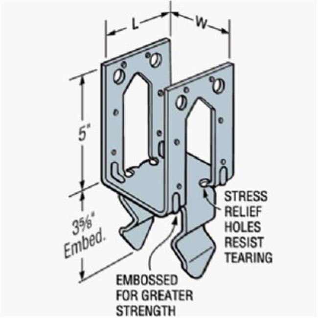Simpson Strong Tie PB44Z 4 x 4 in. Post Base