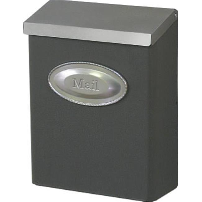 Solar Group DVKPBZ00 Bronze With Nickel Lid Locking Vertical Wall Mount Mailb...