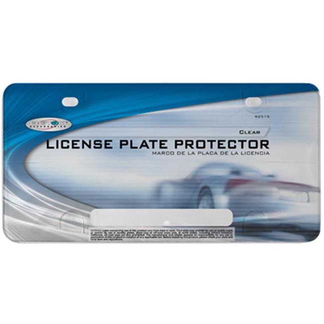 Unique Accessories 92515 License Plate Protector Clear