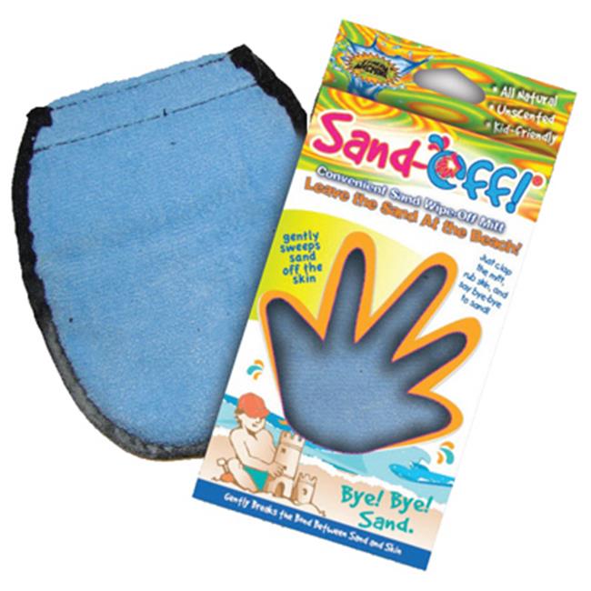 Water Sports 81110-3 Blue- Sand Off Terrycloth Mitt- 0.5 x 4 x 8.25 in.