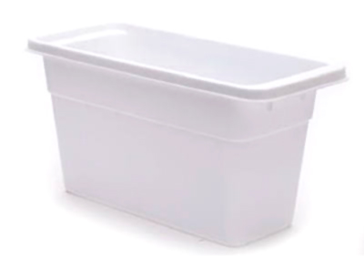 Picture of Rubbermaid 2862-RD-WHT White Ice Cube Bin
