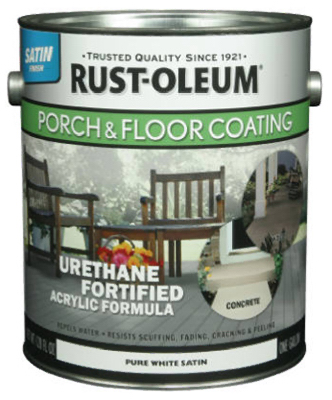 262360 Pure White Pastel Base Satin Porch Floor Urethane Finish Paint