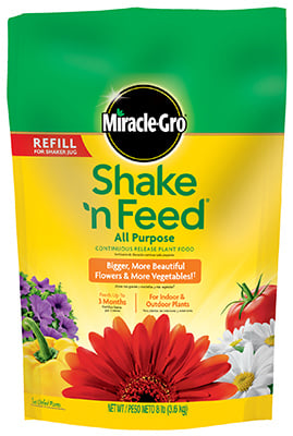 Miracle Gro 110570 Shake & Feed All Purpose Plant Food, 8 lb.