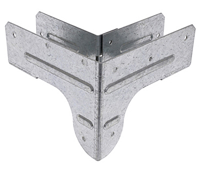 ZMax 5.5 in. H X 5.5 in. W 18 speed Galvanized Steel Rigid Tie Connectors