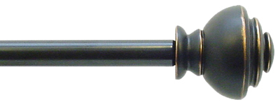 220-2310-33 Nina Urn Decorative Rod Set - Bronze - 28-48 in. - Elegant Design