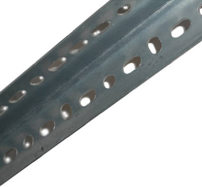 11106 1.5 x 96 in. 14 Gauge Slotted Steel Angle