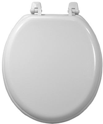 Picture of Sunstone International 200-WHT-RD White Wood Composition Toilet Seat