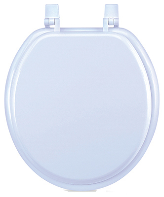 Picture of Sunstone International 100-WHT-RD 17 in. White WoodToilet Seat