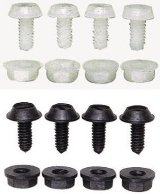 93332 4 Pack, License Fastener
