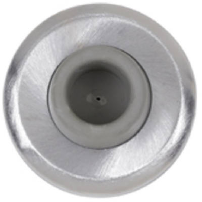 DT100084 Concave Wall Bumper, Brushed Chrome