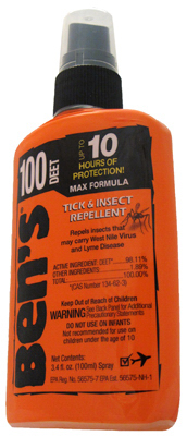 Picture of Tender 0006-7081 3.4 oz. 100 Percentage Deet Repellent Pump Spray Repellent