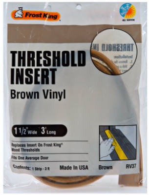 Thermwell RV37H 36 in. Vinyl Replacement Insert- Brown