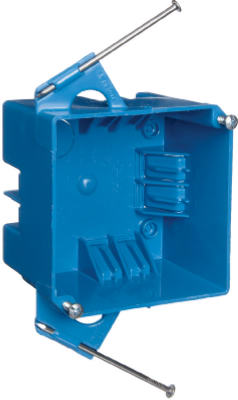 B432AR-UPC 4 in. Square New Work Box With Captive Nails