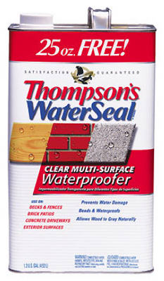 Picture of Thompsons Waterseal 24111 1.2 Gallon Multi Surface Water Seal- Clear