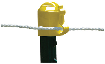 Tru Test 819728 Yellow T-Post Toppe - 10 Pack