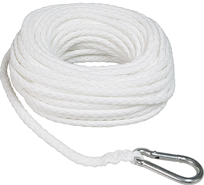 50013047 Anchor Line, White - 0.38 in. x 100 ft.