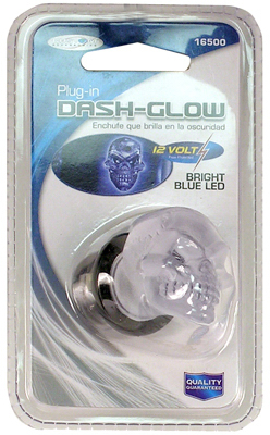 16500 Skull Design Dash Glow Lighter Light