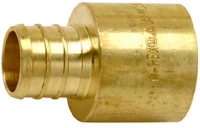 LFWP11B-1212PB 0.75 in. Brass Barb Insert x 0.75 in. Female Pipe Sweat Adapter 10 Pack