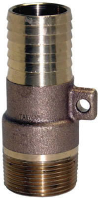MAR100NL 1 in. Brass - Male Adapter With Rope Loop & Barbed End