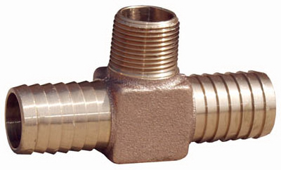 HT75NL 0.75 in. Insert x 0.75 in. Male Pipe Thread x 0.75 in. Barbed Hydrant Tee