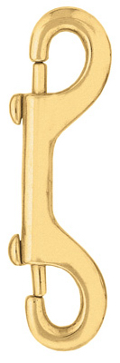 BC00163-SB-41-2 4.5 in. Solid Brass 163 Double Snap