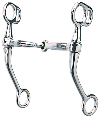 Picture of Weaver Leather CA-3120 Tom Thumb Snaffle&#44; Chrome Plated
