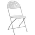 Pre Sales 2141 Plastic Fanback Chair - White, Pack Of 8 Pre Sales 2141 Plastic Fanback Chair - White, Pack Of 8