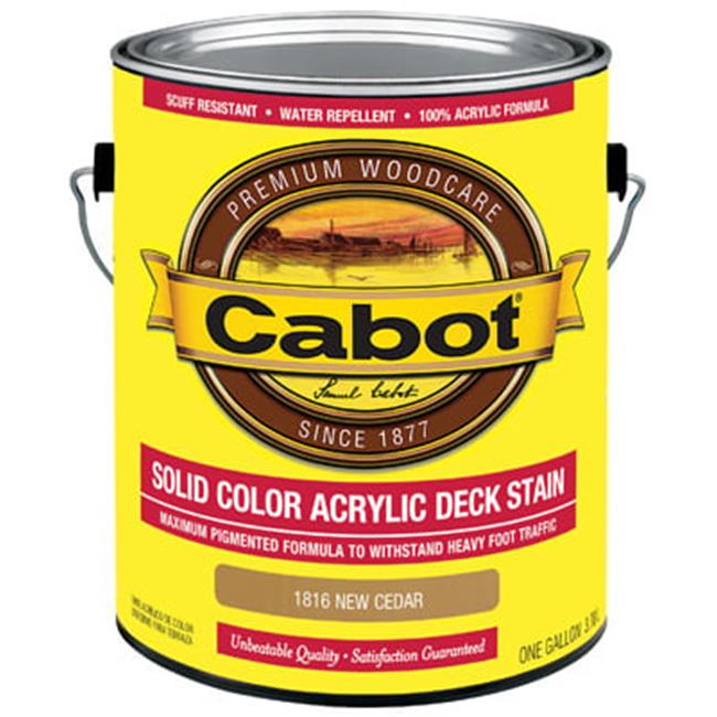 Cabot Samuel 1816-07 Gallon Cedar Solid Color Acrylic Deck Stain