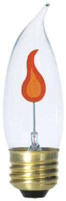 Picture of Westinghouse 03757 3W- Flicker Flame Light Bulb - Clear